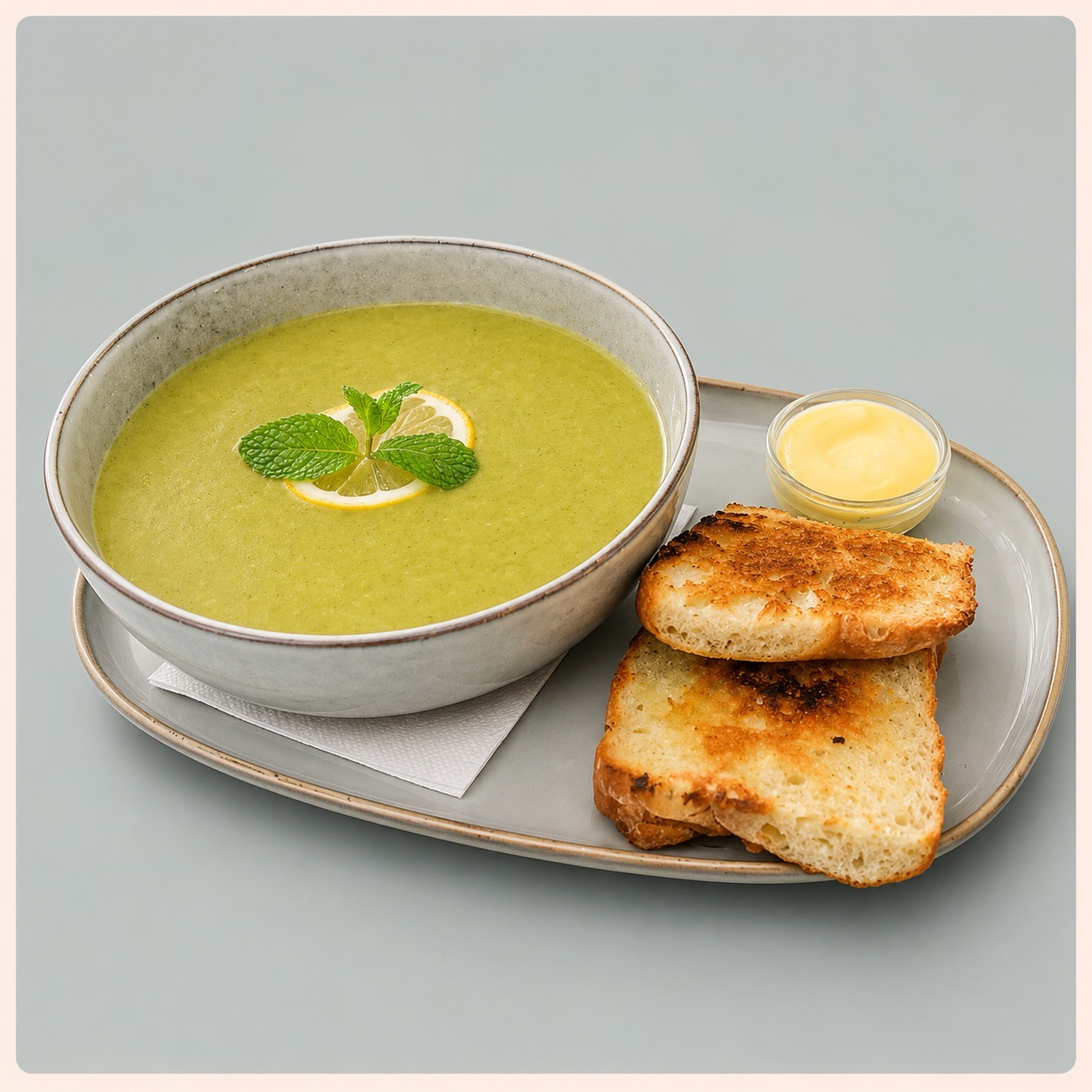 Pea, mint & lime (vegan)